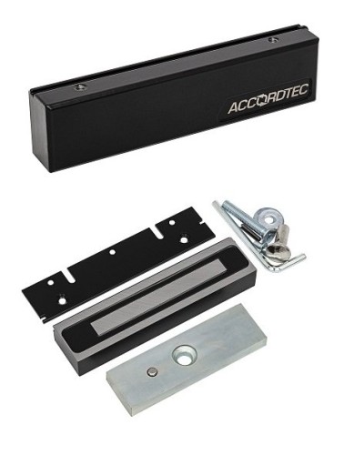 ML-200K-3 Premium Black с планкой. Замок электромагнитный. AccordTec в Великом Новгороде