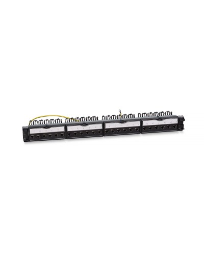 PL-24-KJ-RJ45-Cat.6a-SH-180T (11834c): Патч-панель 19" (1U), 24 порта RJ-45, категория 6a, полностью экранированная в Великом Новгороде