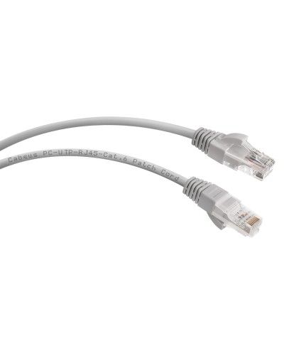 PC-UTP-RJ45-Cat.6-2m (7268c), серый. Патч-корд медный. CABEUS в Великом Новгороде