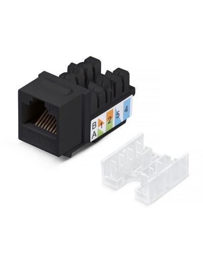KJ-RJ45-Cat.5e-90-SW-BK (10101c): Вставка Keystone Jack RJ-47 в Великом Новгороде