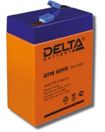 Delta DTM 6045. Аккумулятор герметичный свинцово-кислотный. Delta в Великом Новгороде