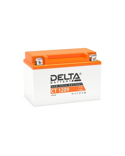 Delta CT 1209. Аккумулятор герметичный свинцово-кислотный стартерный. Delta в Великом Новгороде