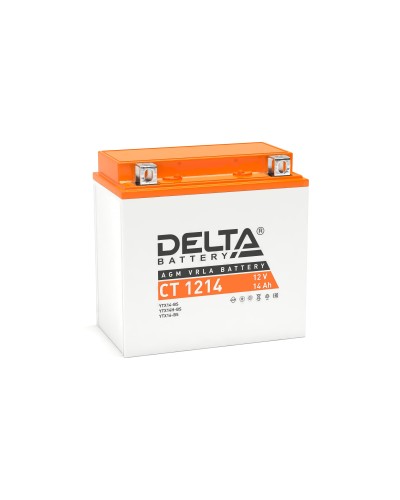 Delta CT 1214. Аккумулятор герметичный свинцово-кислотный стартерный. Delta в Великом Новгороде