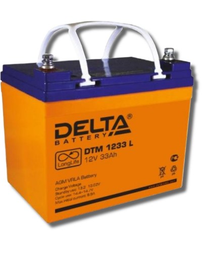 Delta DTM 1233 L. Аккумулятор герметичный свинцово-кислотный. Delta в Великом Новгороде