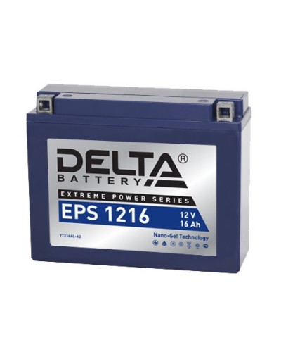 Delta EPS 1216. Аккумулятор герметичный свинцово-кислотный стартерный. Delta в Великом Новгороде