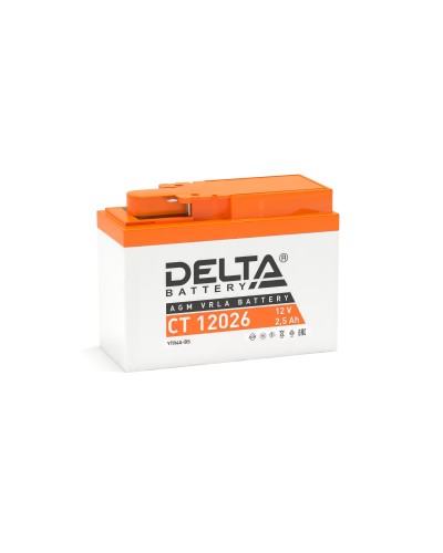 Delta CT 12026. Аккумулятор герметичный свинцово-кислотный стартерный. Delta в Великом Новгороде