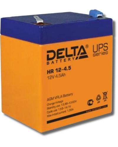 Delta HR 12-4.5. Аккумулятор герметичный свинцово-кислотный. Delta в Великом Новгороде