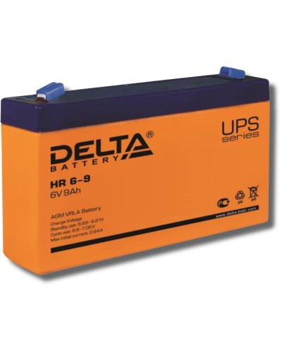 Delta HR 6-9. Аккумулятор герметичный свинцово-кислотный. Delta в Великом Новгороде