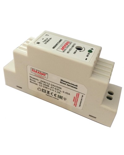 24W/12-24V/DIN. Блок питания. FARADAY в Великом Новгороде