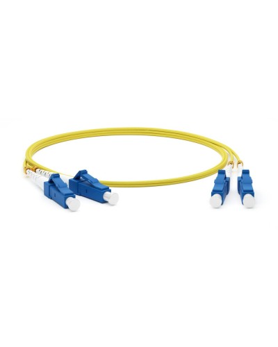 FC-D2-9-LC/UR-LC/UR-H-5M-LSZH-YL. Патч-корд волоконно-оптический одномодовый. Hyperline в Великом Новгороде