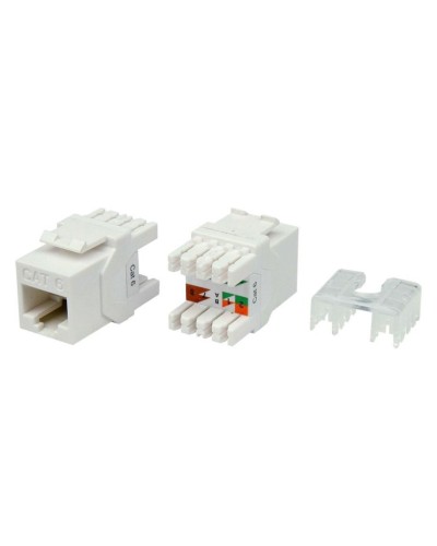 KJ8-8P8C-C6-180-WH. Вставка Keystone Jack RJ-45. Hyperline в Великом Новгороде