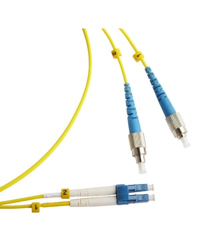 FC-D2-9-FC/UR-LC/UR-H-3M-LSZH-YL. Патч-корд волоконно-оптический FC/UPC-LC/UPC. Hyperline в Великом Новгороде
