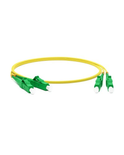 FC-D2-9-LC/AR-LC/AR-H-2M-LSZH-YL. Патч-корд волоконно-оптический одномодовый. Hyperline в Великом Новгороде