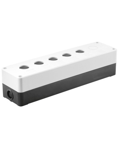 Корпус КП105(6) для кнопок 5(6) мест белый (BKP10-6-K01). Корпус для кнопочных постов. IEK в Великом Новгороде
