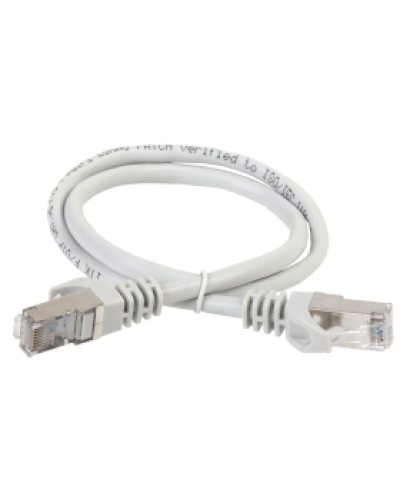 GENERICA Патч-корд кат.5E FTP 1м серый (PC01-C5EF-1M-G). Патч-корд медный. IEK в Великом Новгороде