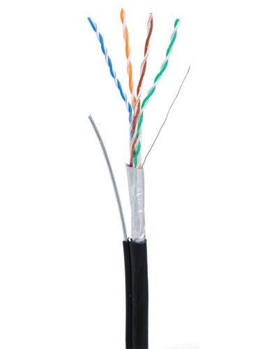 F/UTP 4pair, Cat5e, Out, Sw (EC-UF004-5E-PE-SW-BK). Кабель «витая пара» (LAN) для структурированных систем связи. NETLAN в Великом Новгороде