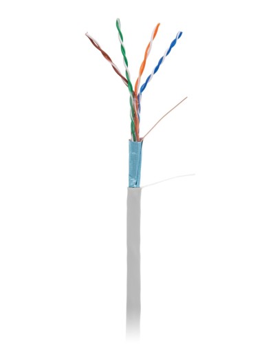 F/UTP 4pair, Cat5e, In, PVC (EC-UF004-5E-PVC-GY). Кабель «витая пара» (LAN) для структурированных систем связи. NETLAN в Великом Новгороде