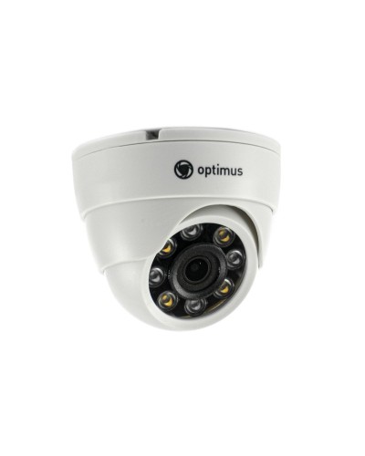 IP-E025.0(2.8)PL_DP03. Видеокамера IP купольная. Optimus в Великом Новгороде