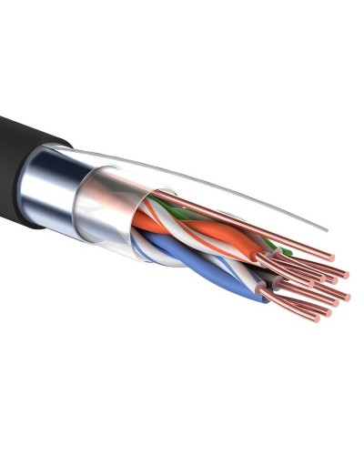 F/UTP 4PR 24AWG, CAT5e. OUTDOOR, 305м. PROconnect (01-0154). Кабель «витая пара» (LAN) для структурированных систем связи. PROCONNECT в Великом Новгороде
