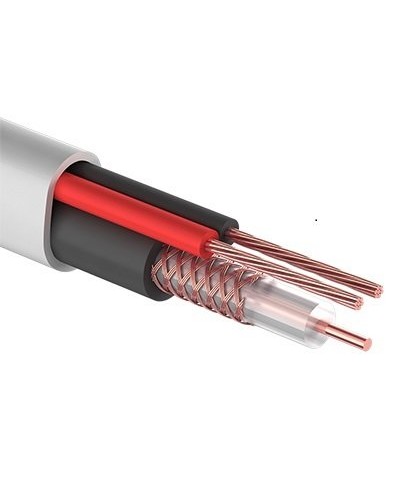 КВК-В-2+2x0,50 мм² (Cu/Cu) белый PROconnect (01-4213). Кабель комбинированный для систем видеонаблюдения. PROCONNECT в Великом Новгороде