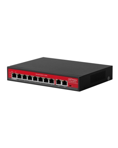 PND-08P-2G (120W). Коммутатор AI 10-портовый с функцией PoE. Polyvision в Великом Новгороде