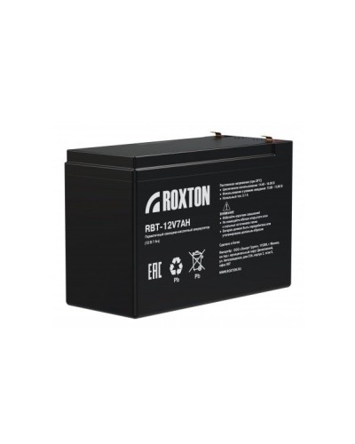 RBT-12V7AH. Аккумулятор герметичный свинцово-кислотный. ROXTON в Великом Новгороде