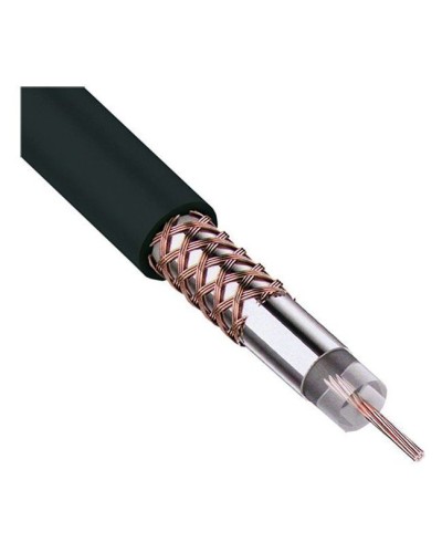 RG-58 A/U, 50 Ом, Cu/Al/Cu, 64%, 100 м, черный (01-2003). Кабель коаксиальный радиочастотный. Rexant в Великом Новгороде