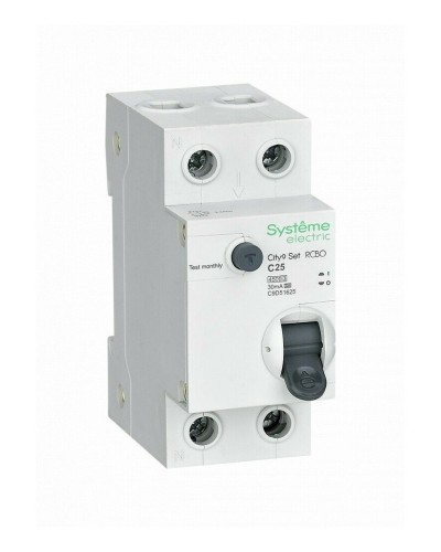 City9 Set 1P+N С 25А 4.5kA 30мА A 230В (C9D55625). Автоматический выключатель дифференциального тока. Systeme Electric в Великом Новгороде