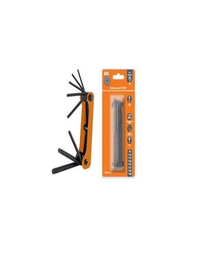 Набор ключей TORX раскладной 8шт.: T9-T40, углеродистая сталь Гранит TDM (SQ1020-0211). Набор ключей. TDM ЕLECTRIC в Великом Новгороде