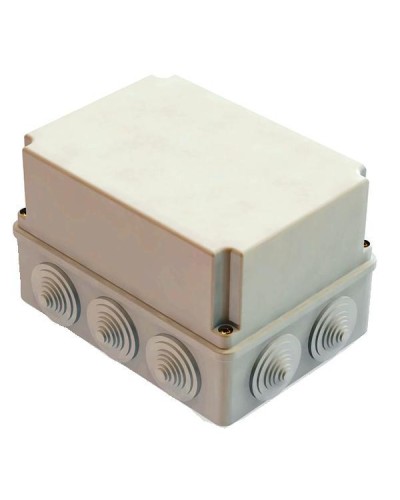 Коробка ОП 190х140х120мм, крышка, IP55, 10 гермовводов (SQ1401-1246). Распаячная коробка. TDM ЕLECTRIC в Великом Новгороде