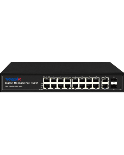 TR-NS24202S-300-16PoE. Коммутатор с PoE. Trassir в Великом Новгороде