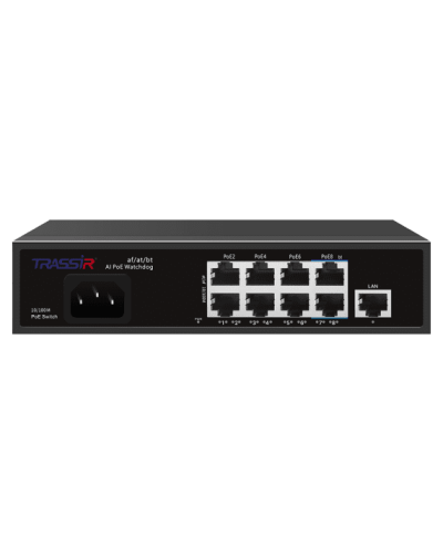 TR-NS1109-120-8PoE. Коммутатор с PoE. Trassir в Великом Новгороде