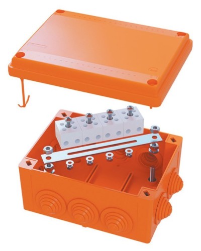 Коробка FS 100х100х50 5P (FSB11506): Коробка ответвительная огнестойкая из термопласта в Великом Новгороде