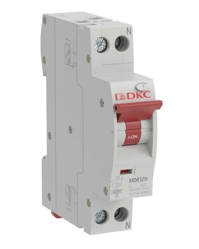 YON max MDR, 1P+N, 10mA, 6A, 6kA, А (MDR32N-1N1C6-A). Компактный автоматический выключатель дифференциального тока. ДКС в Великом Новгороде