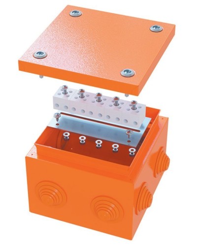 Коробка FS 150х150х80 6P (FSK31610): Коробка ответвительная огнестойкая стальная в Великом Новгороде