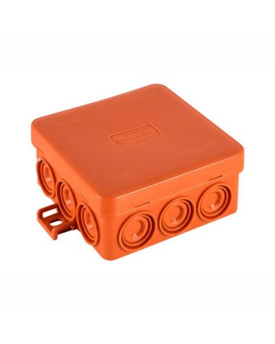 Коробка JBL085 85х85х38, 12 вых., 6P (0,15-4мм²) (43655HF): Коробка монтажная, огнестойкая, без галогена в Великом Новгороде