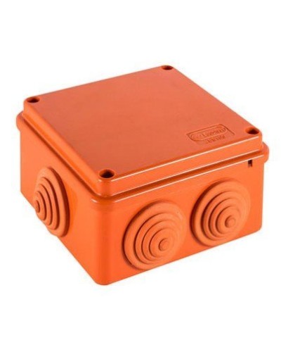 Коробка JBS100 100х100х55, 6 вых., 12P, (0,15-2,5мм²) (43437HF): Коробка монтажная, огнестойкая, без галогена в Великом Новгороде