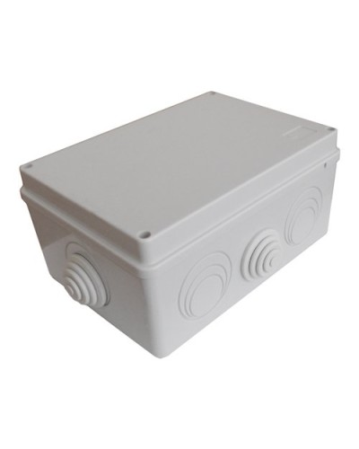 Коробка JBS210 210х150х100, 8 вых., 12P (0,15...2,5мм²) серая (43046HF-GR). Коробка монтажная, огнестойкая, без галогена. Экопласт в Великом Новгороде