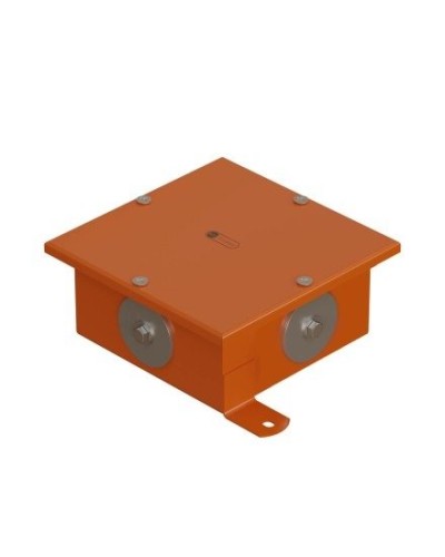 Коробка SMB120 металлическая 120х120х60, 4 металлических заглушки (56004S). Коробка, 4 металлические заглушки. Экопласт в Великом Новгороде