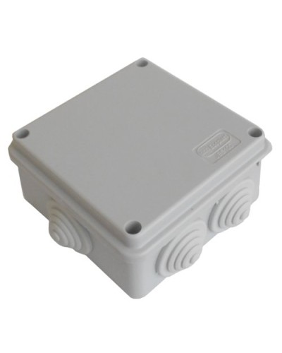 Коробка JBS100 100х100х55, 6 вых., 3P (0,15...2,5мм²) серая (43007HF-GR). Коробка монтажная, огнестойкая, без галогена. Экопласт в Великом Новгороде