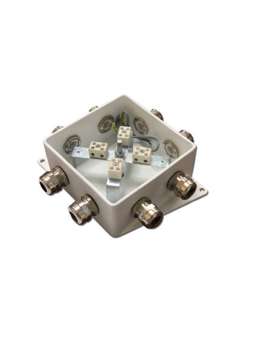 КМ-О (8к)-IP66-120х120, семь вводов: Коробка монтажная огнестойкая в Великом Новгороде
