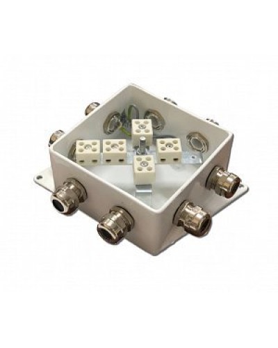 КМ-О (10к*10,0)-IP66-120х120, четыре ввода: Коробка монтажная огнестойкая в Великом Новгороде