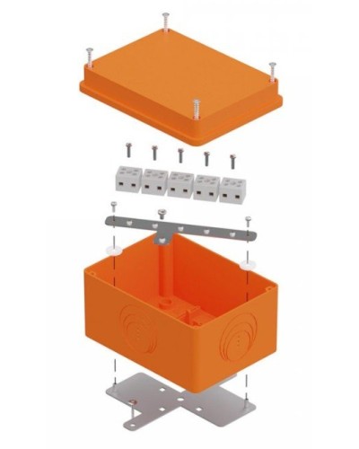 Коробка огнестойкая 150х110х90 E15-E120 для о/п (40-0351-FR6.0-10). Коробка огнестойкая для открытой установки. Промрукав в Великом Новгороде