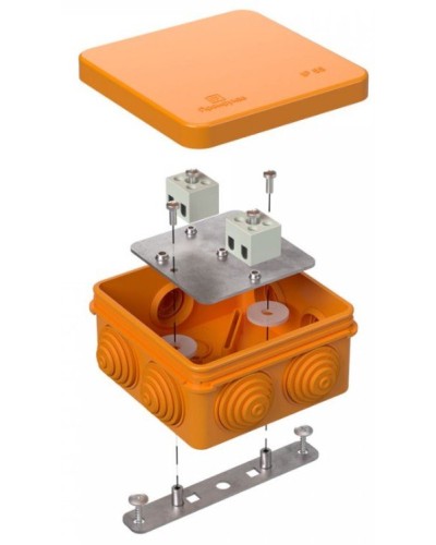 Коробка огнестойкая 80х80х40 (40-0210-FR1.5-4). Коробка огнестойкая для открытой установки. Промрукав в Великом Новгороде
