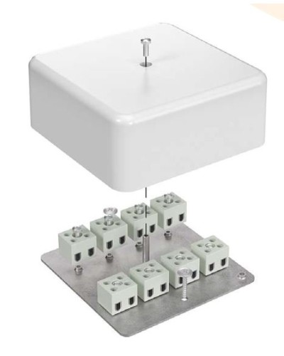Коробка огнестойкая 103х103х45 для кабель-канала (40-0470-FR10.0-6). Коробка огнестойкая для кабель-канала. Промрукав в Великом Новгороде