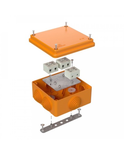 Коробка огнестойкая 100х100х50 (40-0300-FR6.0-6). Коробка огнестойкая для открытой установки. Промрукав в Великом Новгороде