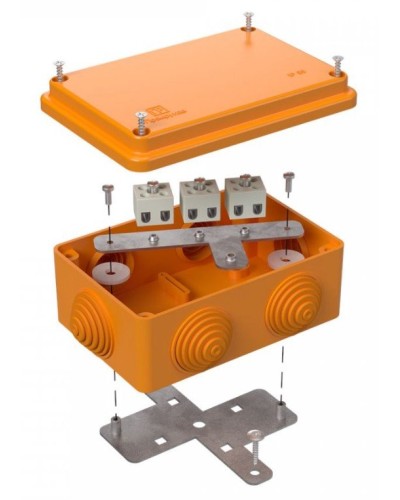 Коробка огнестойкая 120х80х50 (40-0340-FR2.5-6). Коробка огнестойкая для открытой установки. Промрукав в Великом Новгороде