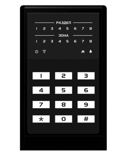 МИРАЖ-КД-04 (black). Кнопочная кодовая панель. Стелс НПП в Великом Новгороде