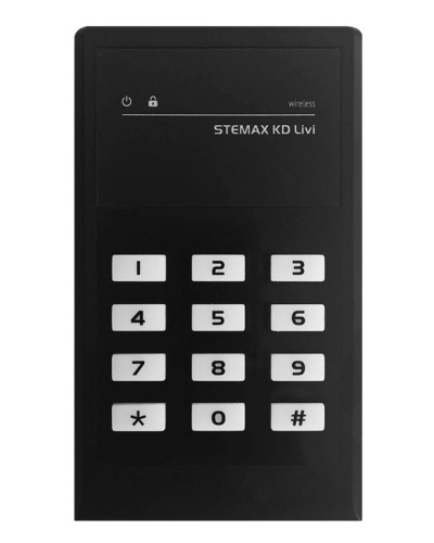 STEMAX KD Livi (черный). Беспроводная кнопочная кодовая панель. Стелс НПП в Великом Новгороде